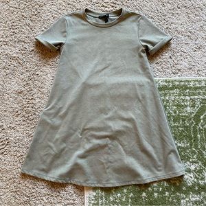 Forever 21 Green Short Sleeve Dress
